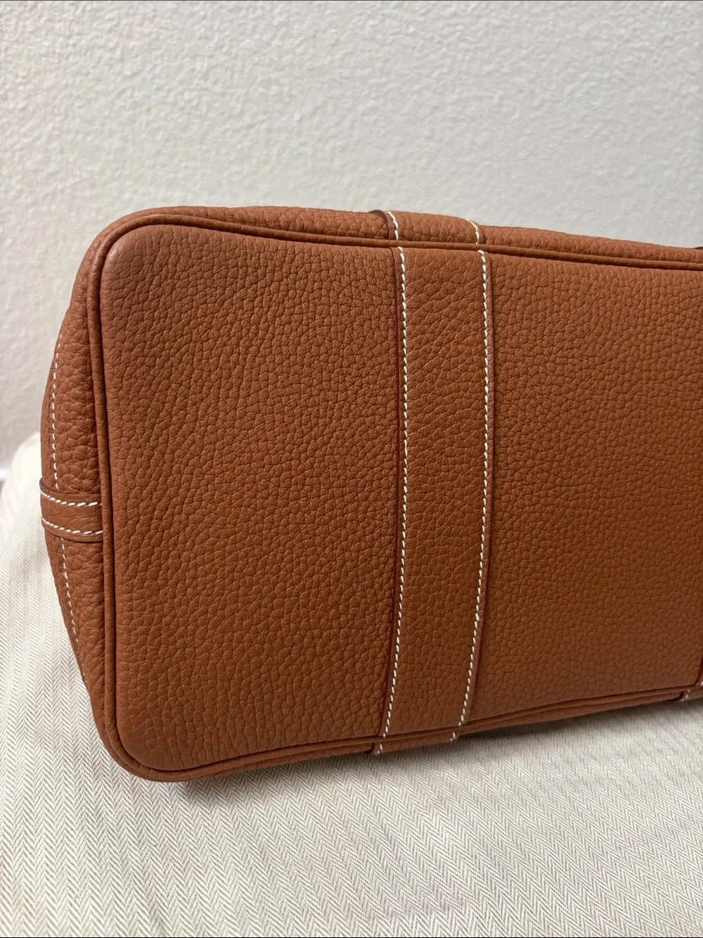 Hermès Garden Party Tote Negonda Gold 36